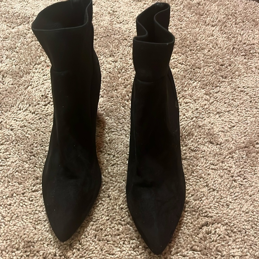 Women’s Black High Ankle Boots Size 7.5
